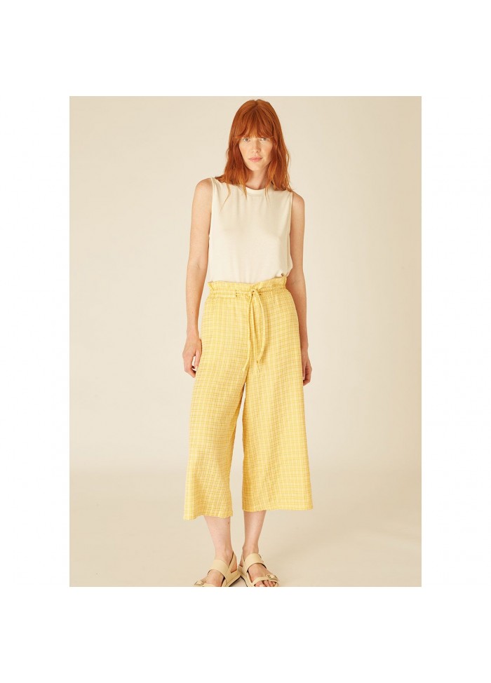 SQUARES CULOTTE YELLOW