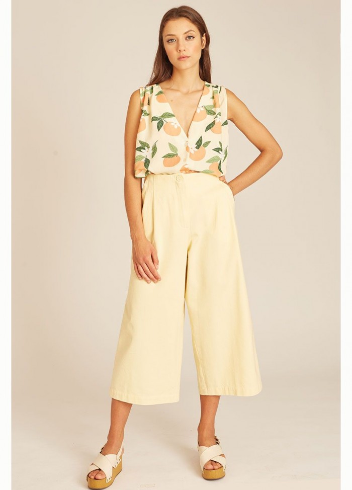 CANVAS CULOTTE YELLOW