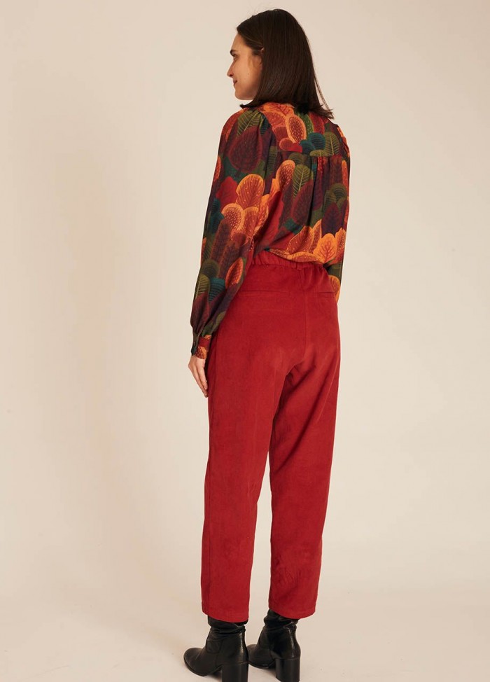 THIN CORDUROY TROUSER RED