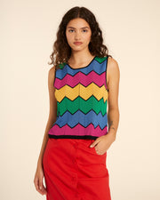 JERSEY CROP ZIGZAG