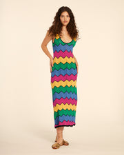 VESTIDO TIRANTAS ZIGZAG