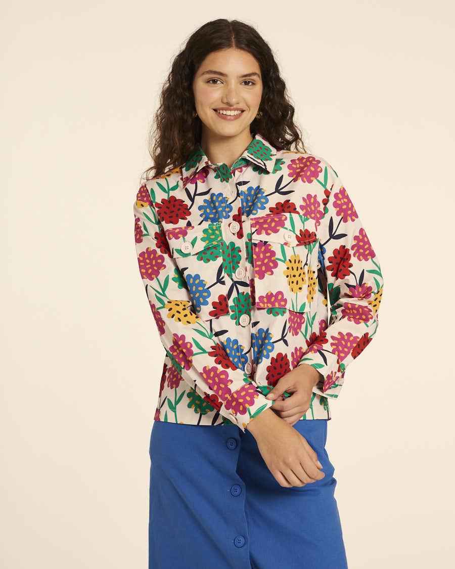 SOBRECAMISA FLORES