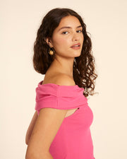 TOP CUELLO BARDOT PINK