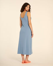 VESTIDO CANALE CUT OUT AZUL