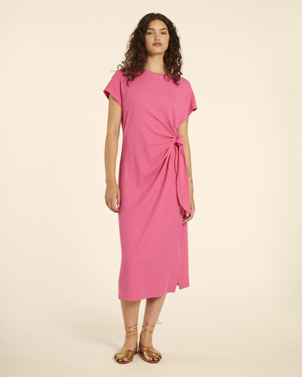 VESTIDO CANALE ANUDADO PINK