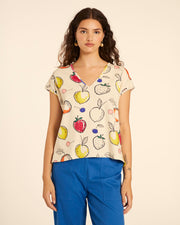 CAMISETA FLUIDA FRUTAS