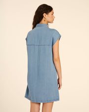 VESTIDO CORTO DENIM UTILITY