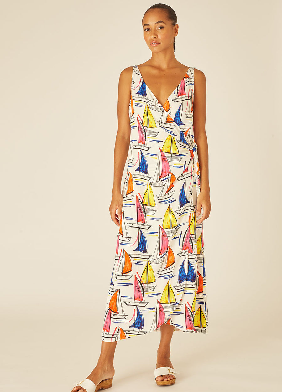 BOATS LONG DRESS