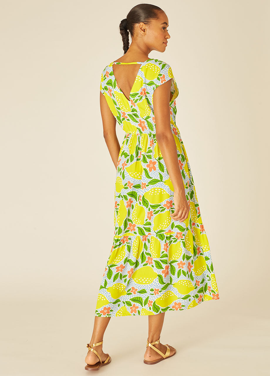 LEMON LONG DRESS