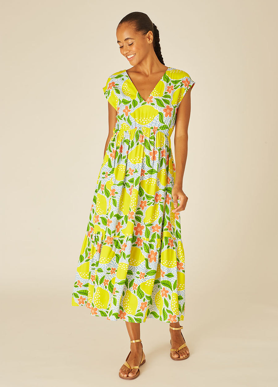 LEMON LONG DRESS