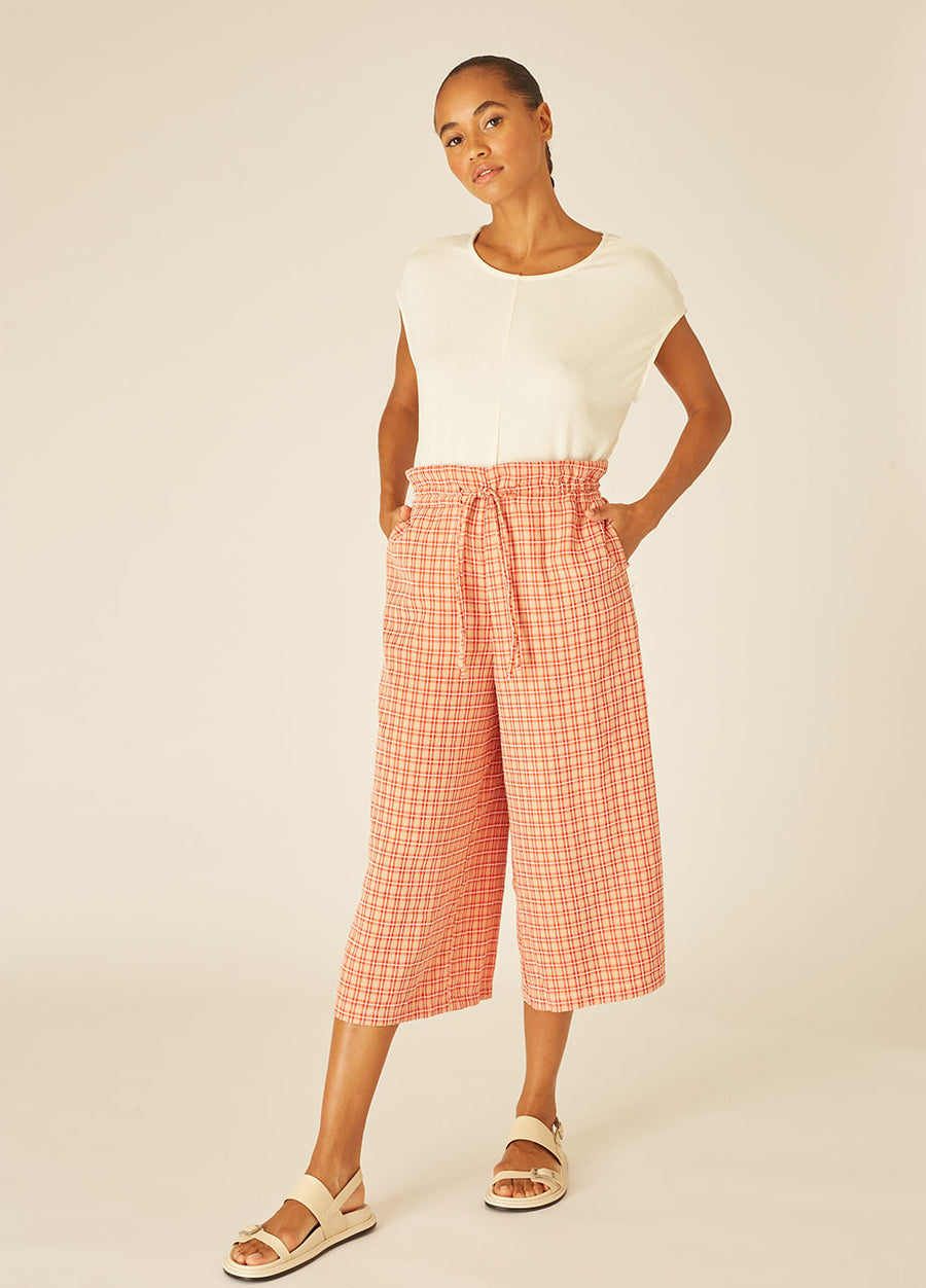 SQUARES CULOTTE RED