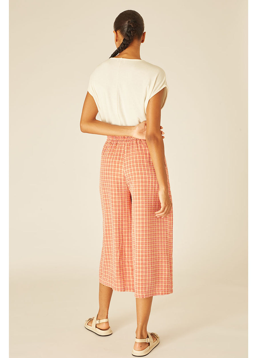 SQUARES CULOTTE RED