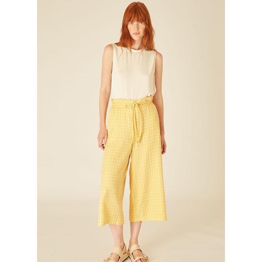 SQUARES CULOTTE YELLOW