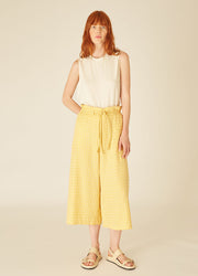 SQUARES CULOTTE YELLOW