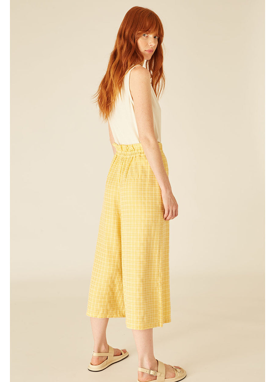 SQUARES CULOTTE YELLOW