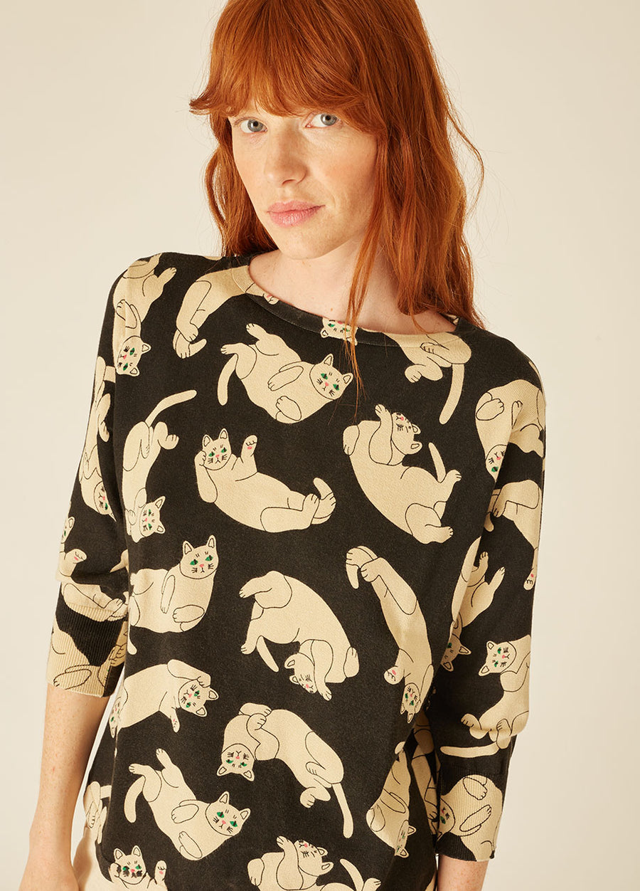 CATS SWEATER LONG SLEEVE