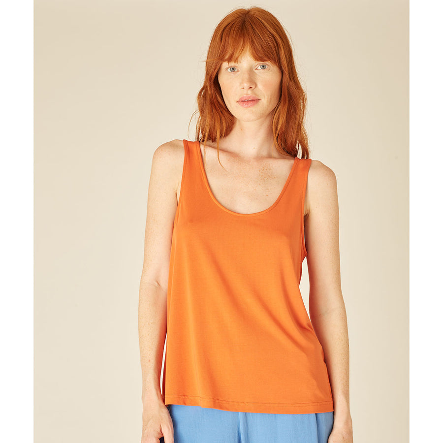 MODAL TANK TOP ORANGE