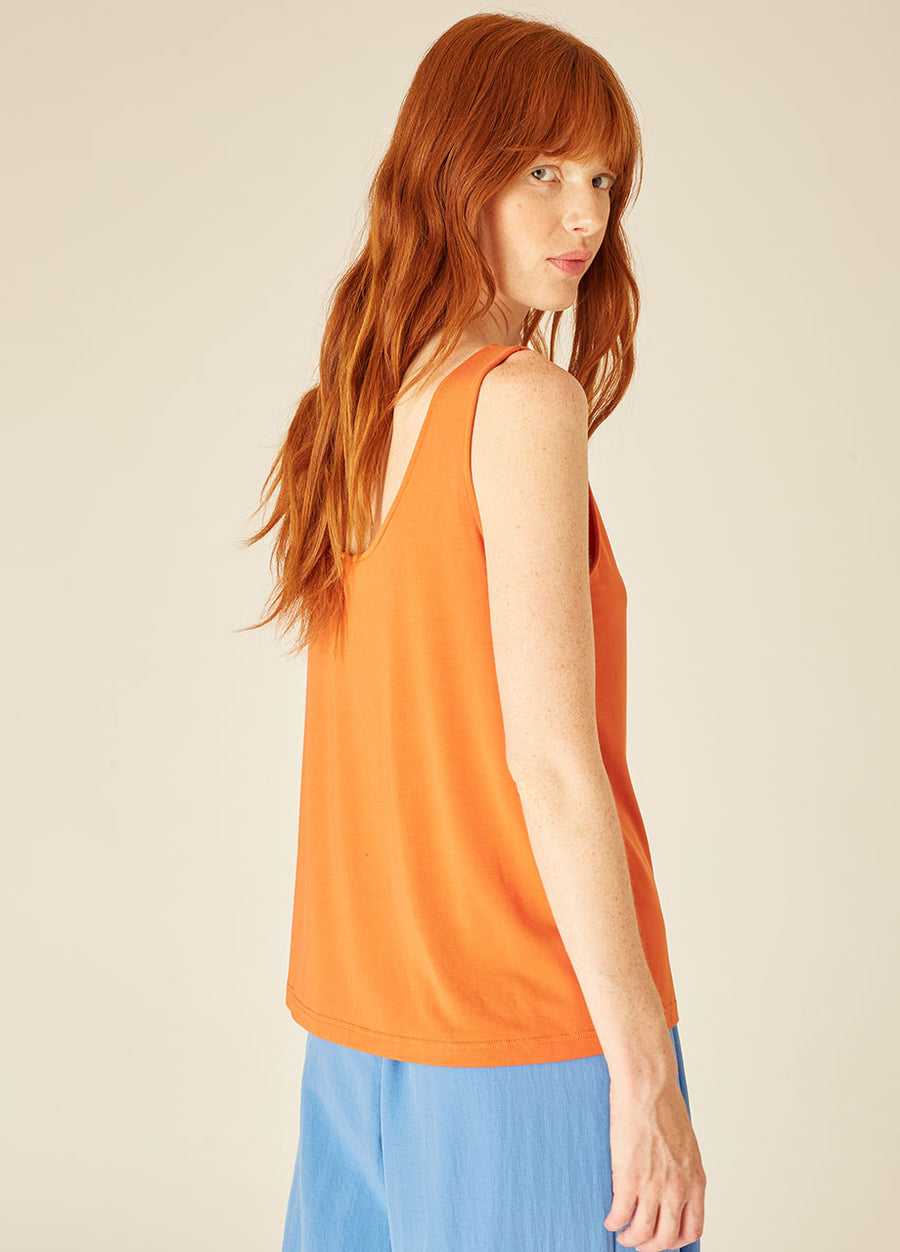 MODAL TANK TOP ORANGE