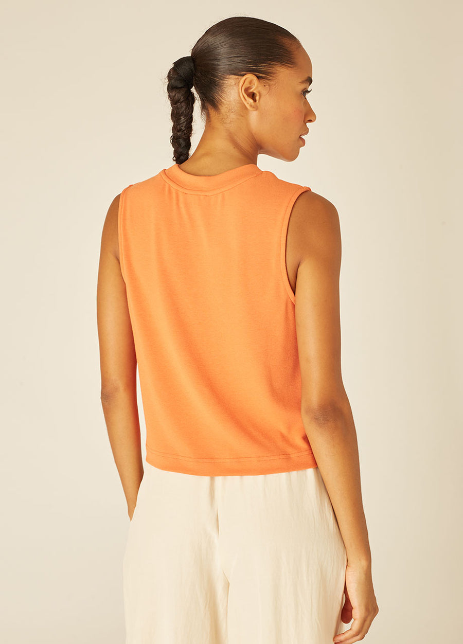 CROP TOP ARANCIONE