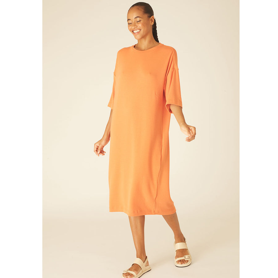 TSHIRT DRESS ORANGE