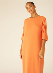 TSHIRT DRESS ORANGE