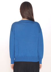 110088_LACE DETAIL SWEATER BLUE