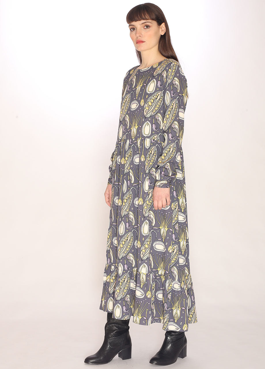 110132_SEEDS PRINT LONG DRESS