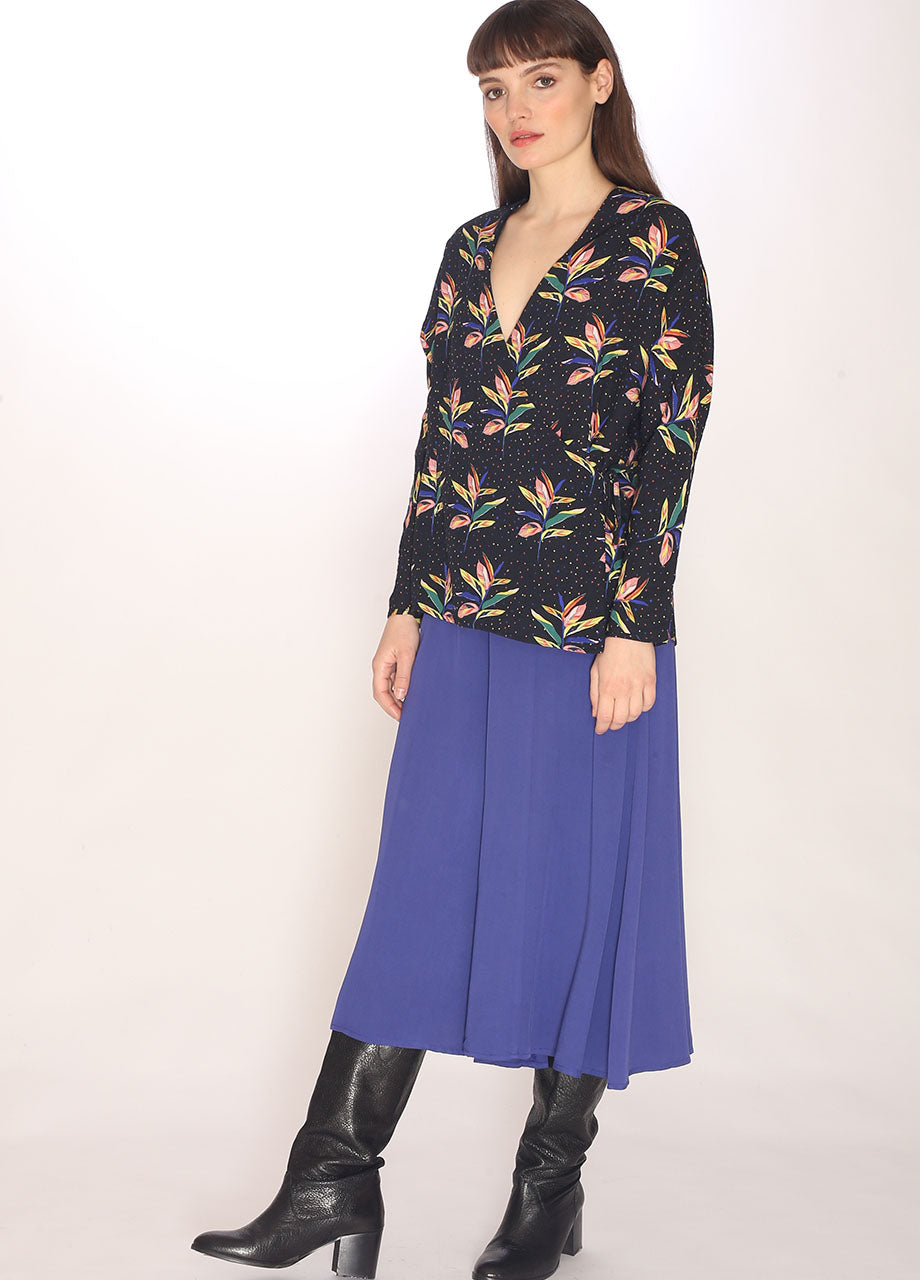 110140_DOTS &amp; PETALS BLOUSE