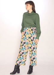 110154_FLORAL WIDE TROUSERS