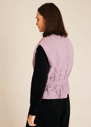 CORDUROY WAISCOAT LILAC