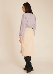 CORDUROY SKIRT CREAM