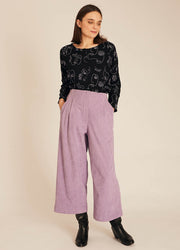 CORDUROY CULOTTE LILAC