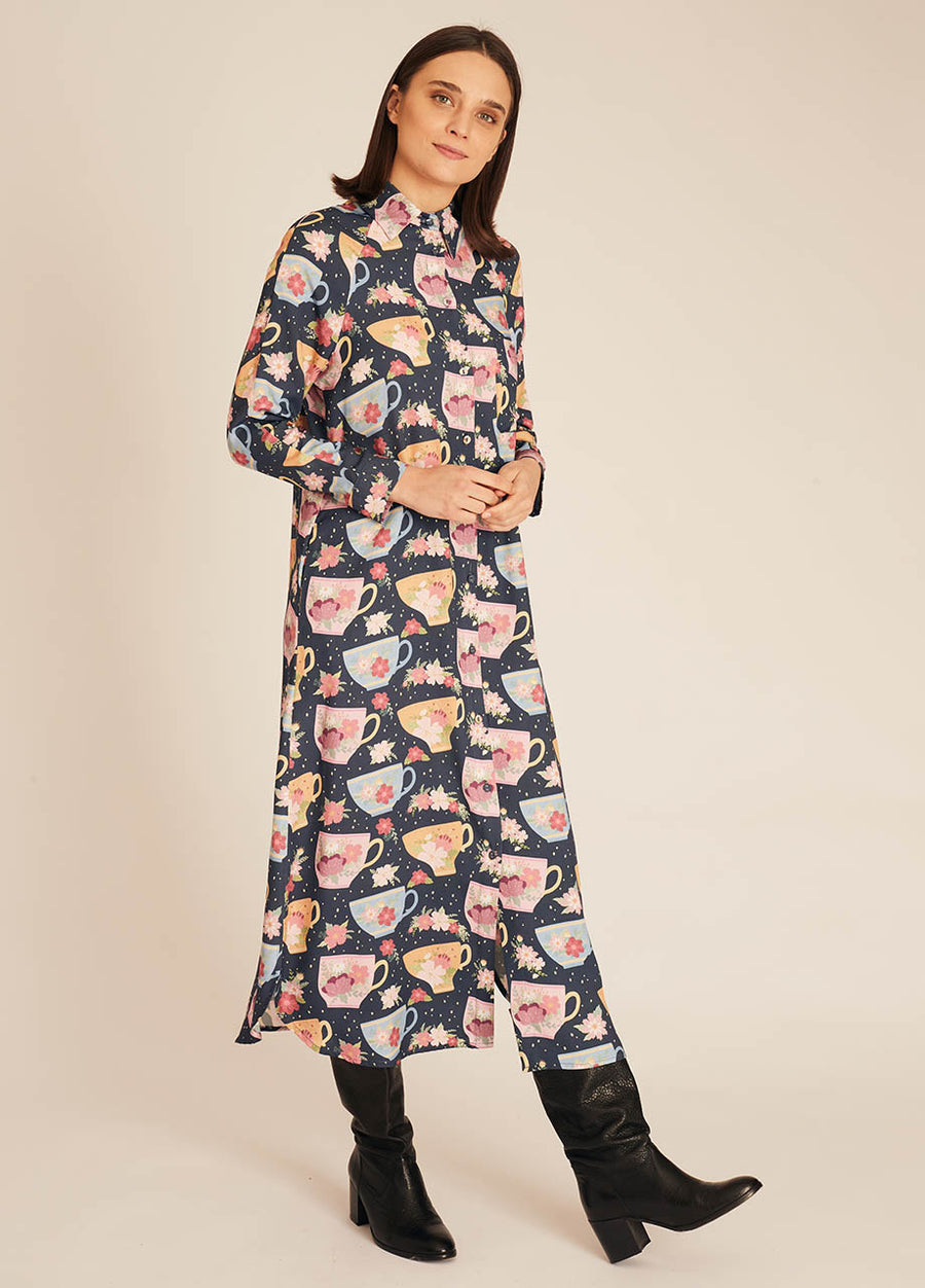 TEACUPS MIDI DRESS