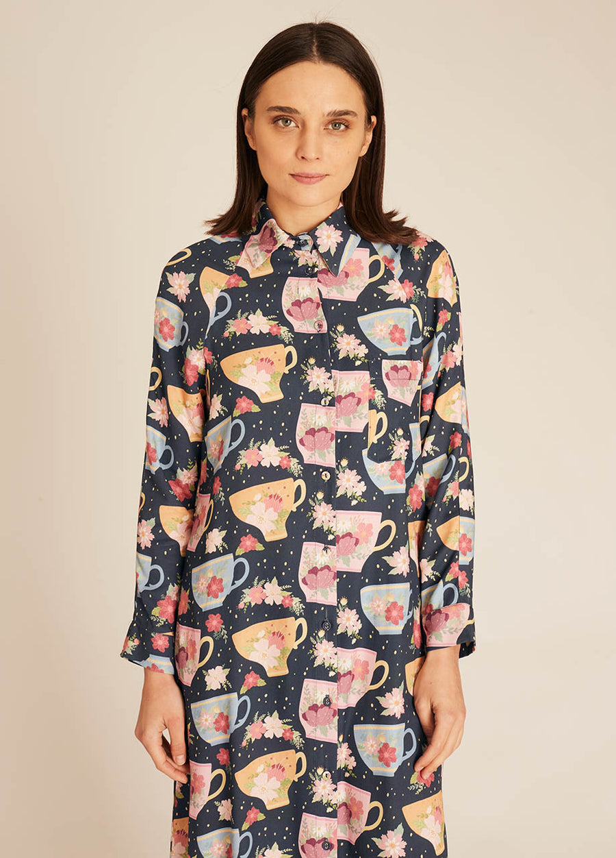 TEACUPS MIDI DRESS