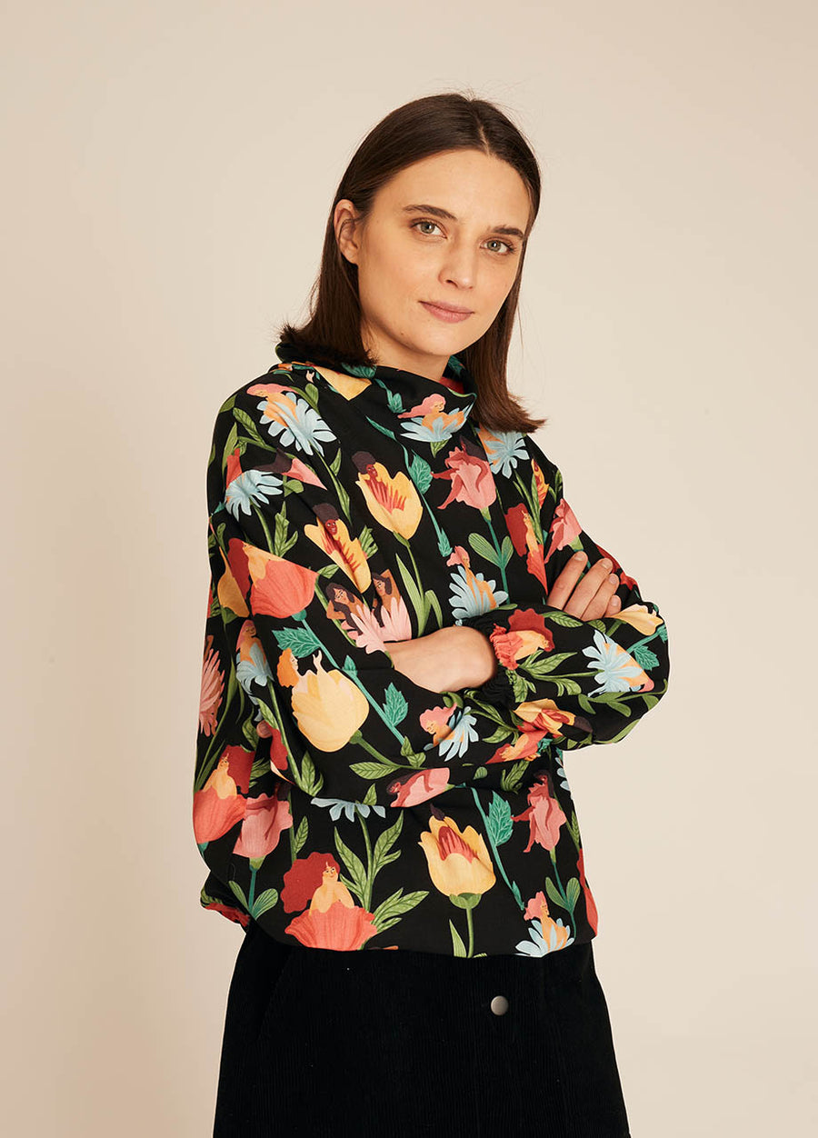 WOMEN IN FLOWERS SHIRT