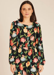 WOMEN IN FLOWERS PLAYSUIT