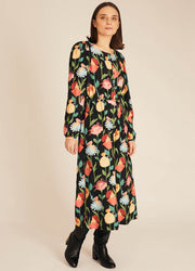 WOMEN IN FLOWERS PLAYSUIT