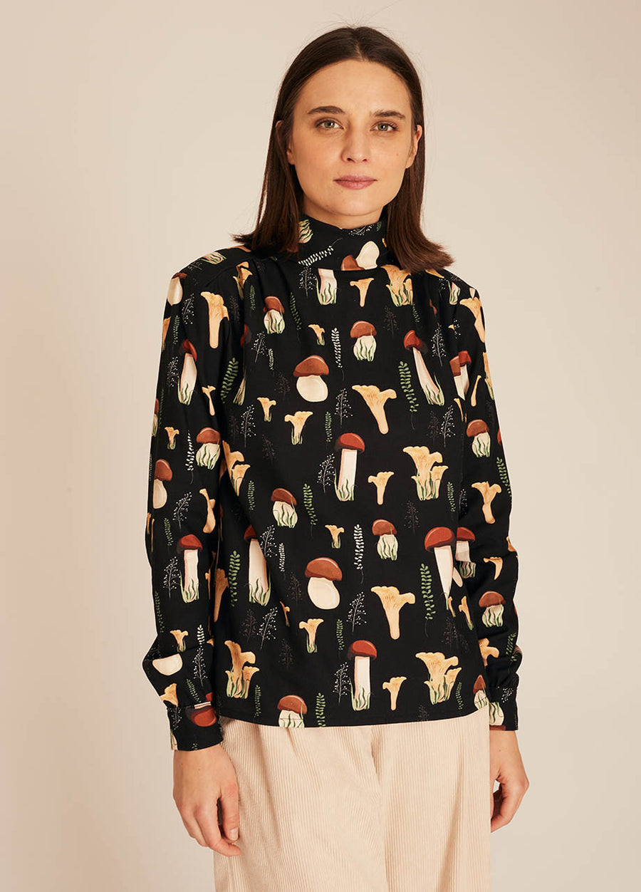 MUSHROOM BLOUSE