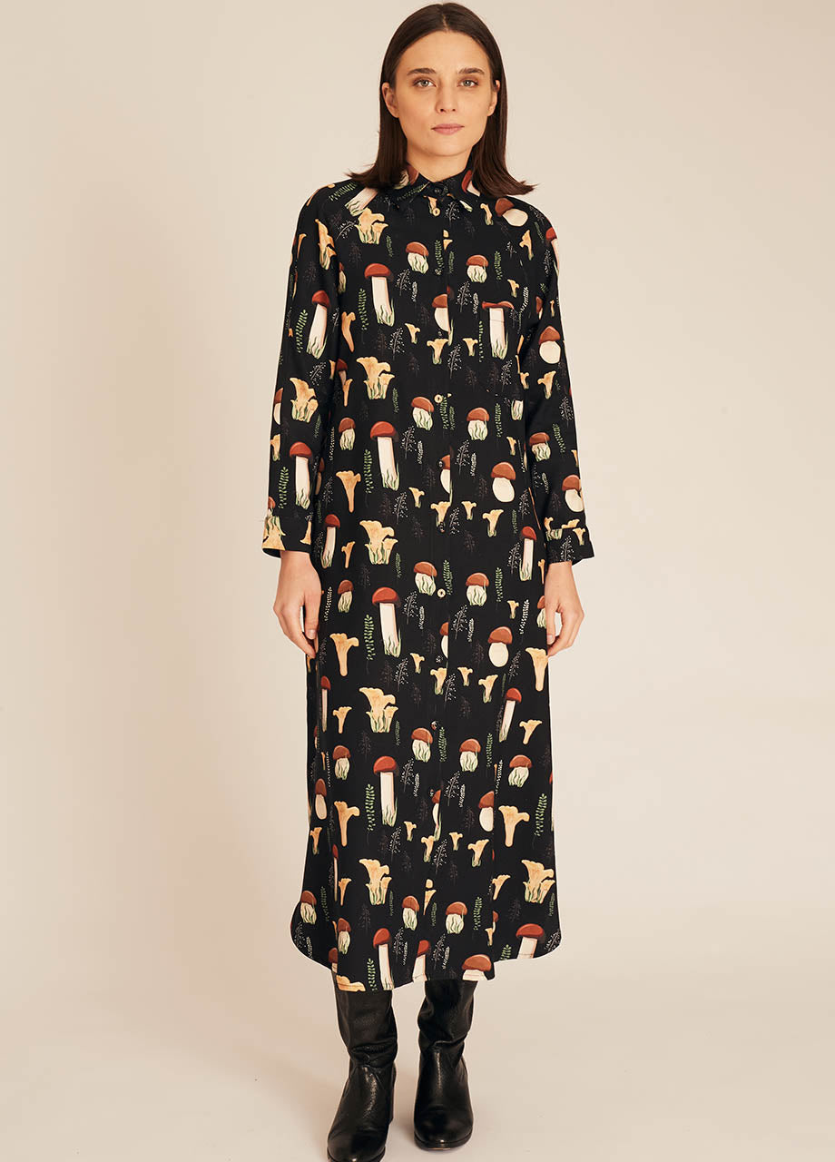 MUSHROOM MIDI DRESS