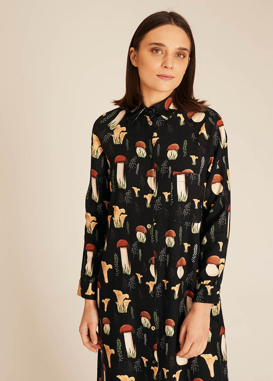 MUSHROOM MIDI DRESS