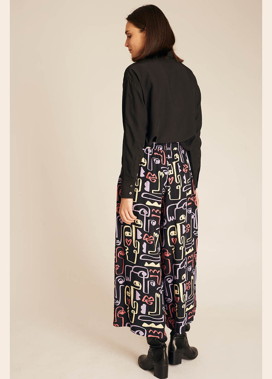 FACES PRINT CULOTTE