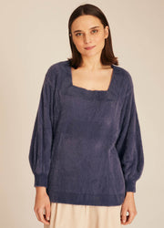 MAGLIONE PELATO BLU