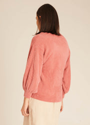 MAGLIA PELOSA ROSA