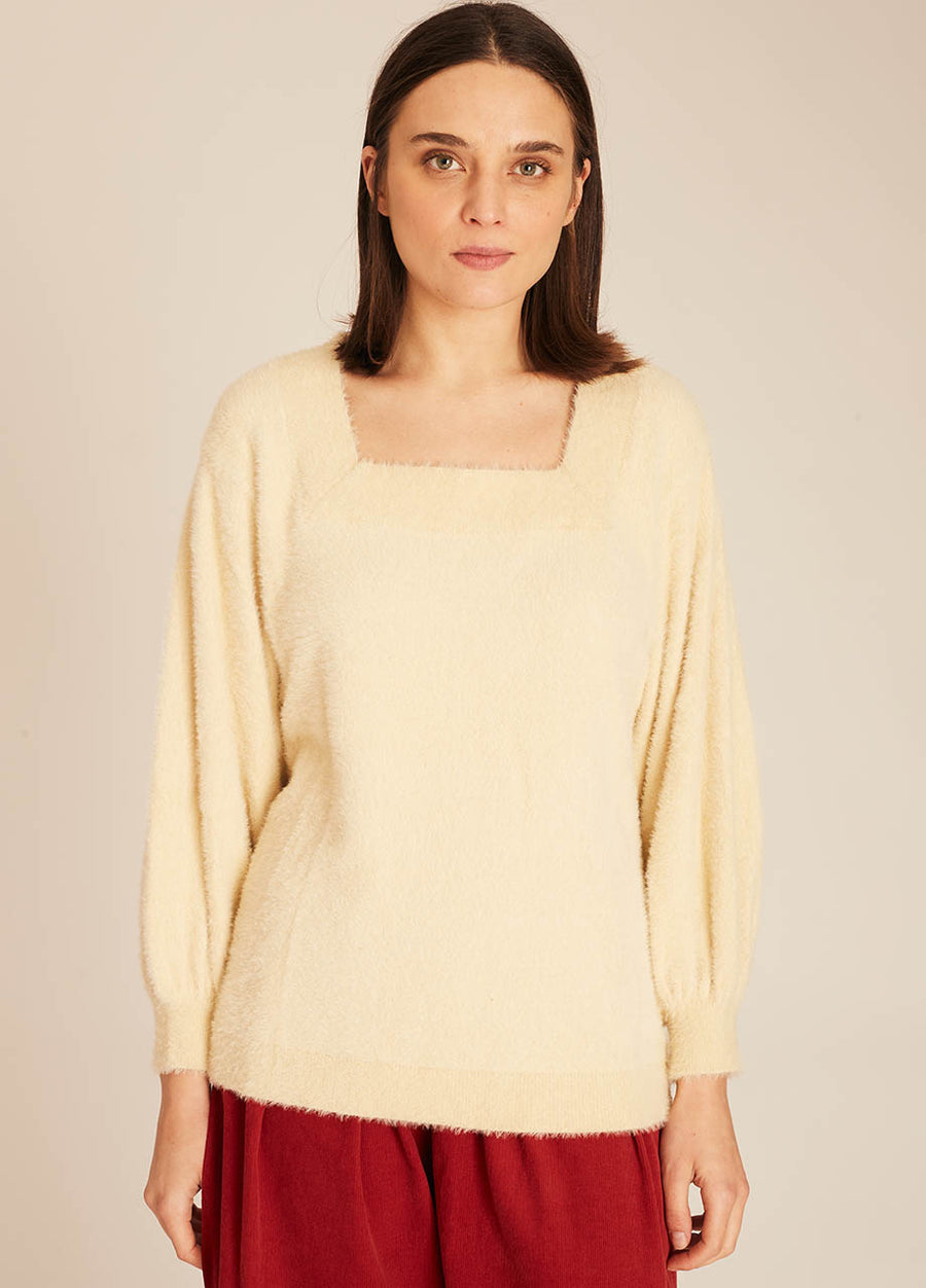 HAIRY SWEATER CREAM