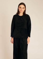 THIN CORDUROY SHIRT BLACK