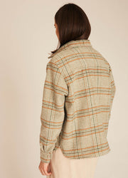 WINTER SQUARES OVERSHIRT GREEN