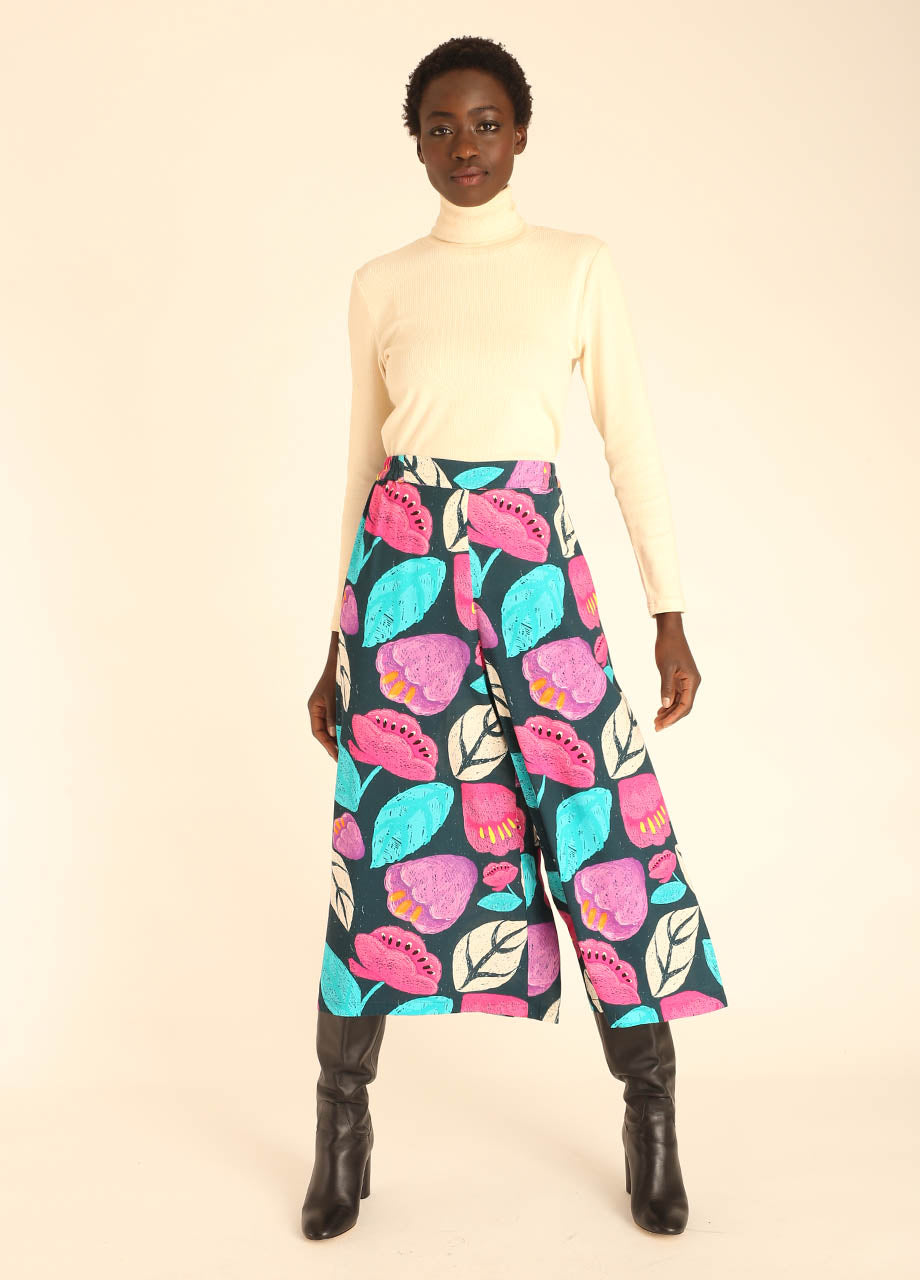 FLORAL CULOTTE