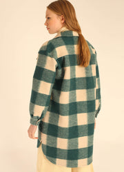 SQUARES OVERSHIRT GREEN