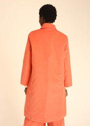 COAT CORDUROY PEACH