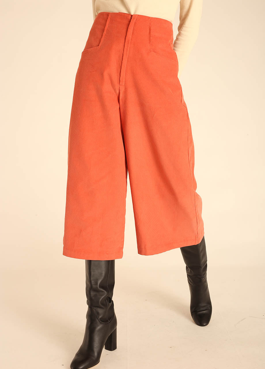 CULOTTE CORDUROY PEACH